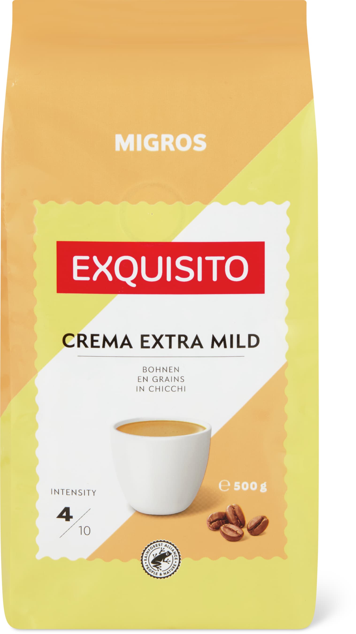 Exquisito Caffè in chicchi Crema extra mild